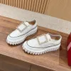 Top quality Canvas Rhinestone buckle Platform loafers Fashion Classic Dress Designer Shoes Factory Shoes 3.5cm