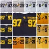 Anpassad fotbollströja 9 JJ McCarthy Tom Brady Aidan Hutchinson 2 Blake Corum 8 Ronnie Bell 25 Junior Colson Jerseys Chris Evans Charles Woodson