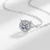 Necklace Designer necklace Classic full diamond round necklace Christmas gift high-end jewelry necklace the most popular style necklace