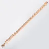 Braccialetti a maglie Bracciale da 5/6mm per donna Uomo 585 Colore oro rosa Corda intrecciata Catena Regali di nozze per feste LCB48