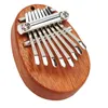 Charms Thumb Piano Eight Keys Tone Finger Small Music Tools Portable Pendant For Christmas Valentines