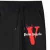 VLONE Nuovi pantaloni larghi Pantaloni sanitari in peluche di tendenza classica casual da uomo e da donna Pantaloni casual in cotone semplice VL WK113