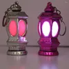 Table Lamps 40 Pcs Egypt Ramadan Keychain Home Decoration Shine LED Keyring Plastic Miniture