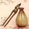 Hair Clips Handmade Wooden Hairpin Simple U Shaped Sticks Forks Retro Chinese Accessories Bun Maker For Women Girls 2023