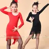 Stage Wear Plus Size Sexy Dress Robe Danse Latine Femme Junior Latin Dresses Dance Costumes For Kids Girl Samba/Salsa/Tango Dancing Clothes