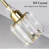 Wandlamp Modern goud/zilver kristal schans badkamer woonkamer mode foyer hal trap K9 licht led-armatuur