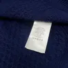 Męskie bluzy bluzy bluzy bluzy Letter Knited Sweter w jesieni / zima 2022 -kwarty maszyna dzianinowa e niestandardowe jnlarged detale załoga bawełna 4WF