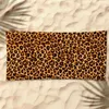 Towel Microfiber Beach Leopard Pattern Bath Sand Proof Blanket Travel Multipurpose 75 X 150 Cm