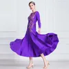 Stage Wear M-1802 Femmes International Standard Robe de danse de salon Haut de gamme Longue Danse Pratique Robes Filles à vendre