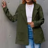 Women's Trench Coats Causal Coat Ladies Leather Jacket Autumn And Winter Solid Color Leisure Light Womens Petite Long