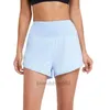 lulu Shorts Yoga-Outfit-Sets Damen Sport Hotty Hot Casual Fitness Yoga Leggings Lady Girl Workout Gym Unterwäsche Laufen mit Reißverschlusstasche auf der RückseitekhhH