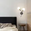 Lampa ścienna Kreatywność sypialnia nowoczesna wewnętrzna tła salon korytarz jadalnia jadalnia wejście światło kwiatowe