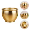 Skålar kopparcylinder Cornucopia Holders Sticks Cone Burner Trinets Incence Brass Portable Stand