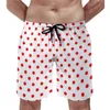 Herren-Shorts, schwarz-weißes Polka-Dot-Druckbrett, trendige moderne Kunst, Mode, Strand, kurze Hosen, Surfen, schnell trocknendes Design, Badehose