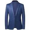 Costumes pour hommes hommes costume formel vestes uniforme d'affaires travail Blazer hauts solide régulier décontracté coupe ajustée mariage pour veste D29