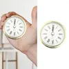 Orologi da parete 90mm / 65mm Movimento automatico classico al quarzo Forma rotonda Casa Silenzioso Accurato Orologio universale Inserto testa in plastica Decorazione fai da te