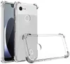 Capas de telefone macias transparentes finas para google 3 xl 6a 7a 5a 5 4a 3a 6 7 pro 8 à prova de choque tpu capa traseira funda