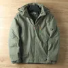 Herrenjacken Frühling und Herbst Fleece gefütterte warme Kapuzenjacke Herrenmantel wasserdichte Jacke Outdoor-Wandern und Reisen mit Kapuze Windjacke 230901