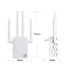 Routers 5GHz WiFi Booster Repeater 1200Mbps Wireless WiFi Extender 2.4G5GHz Network Amplifier Router Long Range Signal Repetidor 230901