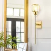 Wall Lamp Modern Gold/silver Crystal Sconce Bathroom Living Room Fashion Foyer Hall Stair K9 Light Led Luminaire