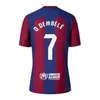 23 24 Maillots de football PEDRI Barcelone LEWANDOWSKI GAVI Kit ANSU FATI FERRAN RAPHINHA F. DE JONG Gundogan Camiseta de Futbol Chemise de football Hommes Kits Uniformes