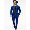 Costumes pour hommes mariage 2023 hommes Costume Hombres vêtements de luxe élégant bleu Trajes de Hombre Blazer Masculino deux pièces veste pantalon