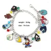 Link Bracelets Anime Catoon 10 Themed Steven Universe Bracelet Assorted Metal Charm For Gifts Dropping