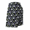 Shorts pour hommes Mignon Panda Imprimer Gym Été Bleu Palm Feuilles Mode Conseil Pantalon Court Hommes Vêtements De Sport À Séchage Rapide Modèle Troncs De Plage