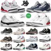 Chaussures de basket-ball hommes femmes 3 3s A Ma Maniere Wizards UNC Fire Cardinal Rouge Noir Blanc Ciment Réinventé Moka Racer Bleu Lucky Green Hommes Baskets de créateur