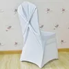 Chair Covers DD White Cross Back With Buckle Banquet Stretch Spandex Cover Elegant Modern Wedding El Seat Party Event(10pcs/pack)