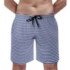 Shorts pour hommes Red Line Board Noël Candy Cane Stripes Retro Beach Pantalons courts Hommes Design Surf Confortable Trunks Idée cadeau