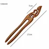 Hair Clips Handmade Wooden Hairpin Simple U Shaped Sticks Forks Retro Chinese Accessories Bun Maker For Women Girls 2023