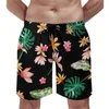 Men's Shorts Gym Fruit Pineapple Funny Swimming Trunks Palm Leaf Print Male Quick Dry Running High Quality Plus Size Board Short Pants