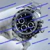 Med original Box Men's 40mm Automatic Mechanical Watch 116500 126503 All rostfritt stål keramisk klocka fällbar spänne vattentät superljus safirklockor