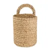 Storage Bags Seagrass Basket Small Wall Mounted Plants For Laundry Picnic