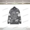 xinxinbuy Heren dames designer Sweatshirt Konijn Letter Jacquard gebreide stof groen zwart wit BRUIN S-XL