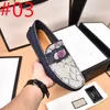 2023 Leer G Designer Heren Glanzende Jurk Schoenen Luxe Merk Instapper Formele Loafers Mocassins Italiaanse Zwarte Mannelijke Rijden Plat Ademend maat 38-46