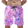 Short de bain pour hommes, bleu Mandala Hawaii, maillot de bain rétro bohème imprimé, séchage rapide, surf, haute qualité, plage surdimensionnée