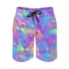 Herenshorts Board Abstract Sterrenprint Retro Zwembroek Pastel Galaxy Sneldrogend Sport Fitness Kwaliteit Grote maten korte broek