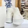 Platform high top ladies Canvas Shoes Casual Shoes Designer Shoes High Top Round head Retro women popular shoes super thick sole shoes chaussure femme original box