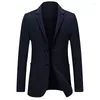 Men's Suits Wool Suit Jacket For Man High Quality Slim Fit Fashion Korean Full Sleeve Double Faced Size M-4XL