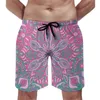 Shorts pour hommes Summer Gym Bohemia Sportswear Vert Mandala Print Design Board Pantalons courts drôles confortables Maillots de bain Grande taille