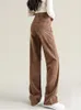 Jeans da donna Casual a vita alta gamba dritta per donna 2023 classico fidanzato pantaloni a lunghezza intera in Denim Streetwear Baggy Mom