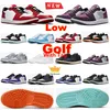 1 UNC Golf Mule Bred Low Phantom Volt Running Shoes 1S Royal Toe Midnight Navy Triple White Copa Wolf Grey Green Purple Smoke Cool Gray Gamma Blue High Trainers