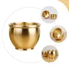 Skålar kopparcylinder Cornucopia Holders Sticks Cone Burner Trinets Incence Brass Portable Stand