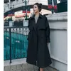 Mulheres Trench Coats Corta Vento Feminina Primavera Outono Mulheres Casaco Longo Com Alças Tempestade Cinto Solto Moda Ao Ar Livre