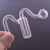 Nouveau Pyrex épais verre brûleur à mazout tuyau 10mm 14mm 18mm mâle femelle barboteur brûleur à mazout pour barboteur fumer conduites d'eau Bong prix de gros