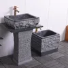 Bathroom Sink Faucets Wash Basin Courtyard Washbasin Outdoor Pillared