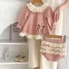 Abiti autunnali per bambini Abiti in stile coreano Abiti per bambini che lavorano a maglia Abiti Primavera Autunno Pagliaccetti Maglione per bambini 2560