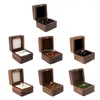 Bolsas de jóias caixa de anel viagem portátil para caso organizador de armazenamento de forma quadrada dis dropship